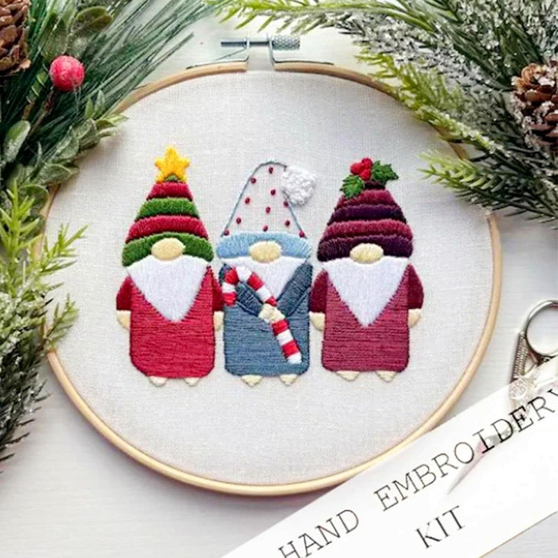 Cross-border New Embroidery Christmas Embroidery KIT