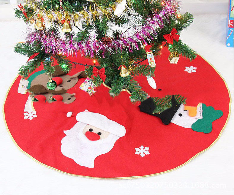 Christmas Tree Skirt High Grade Hotel Christmas Decoration Tree