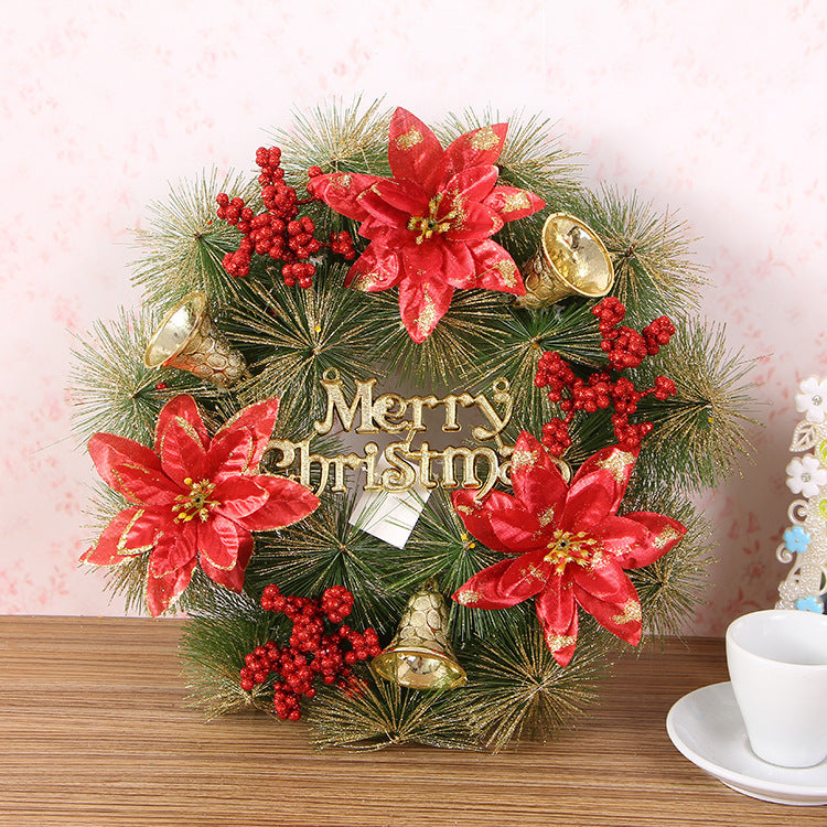 Christmas Wreath Clover Natural Pine Decorative