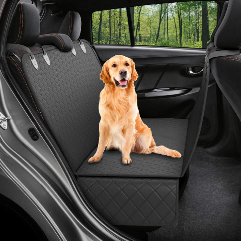 Dog Car Seat Cover View Mesh Pet Carrier Hammock Safety