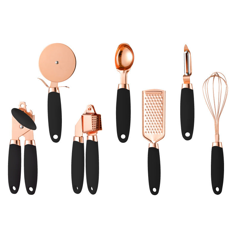 Kitchen Household Peeler Gadget Copper Plating Set