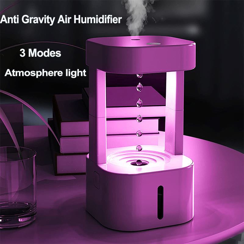 Creative Anti-gravity Water Drop Humidifier Air Conditioning Mist Spray Household