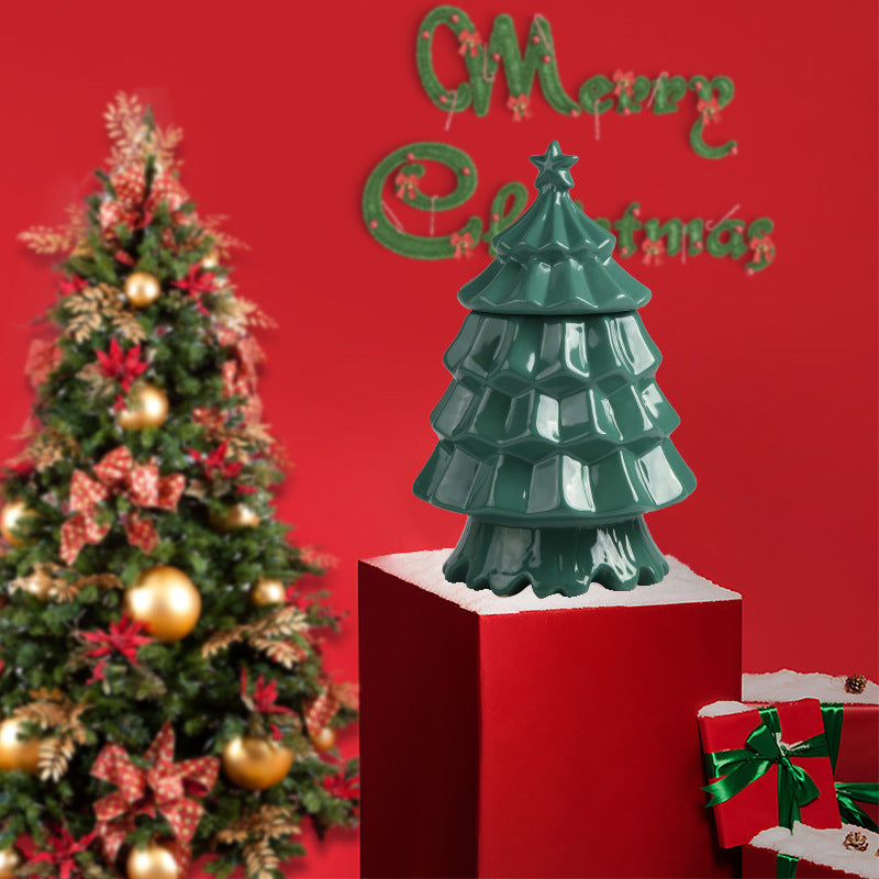 Christmas Tree Desktop Fireplace Christmas Home Decoration