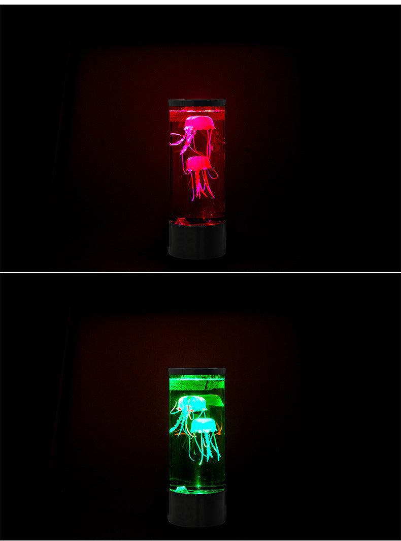 LED Jellyfish Aquarium Lamp Night Light