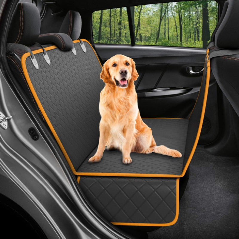 Dog Car Seat Cover View Mesh Pet Carrier Hammock Safety