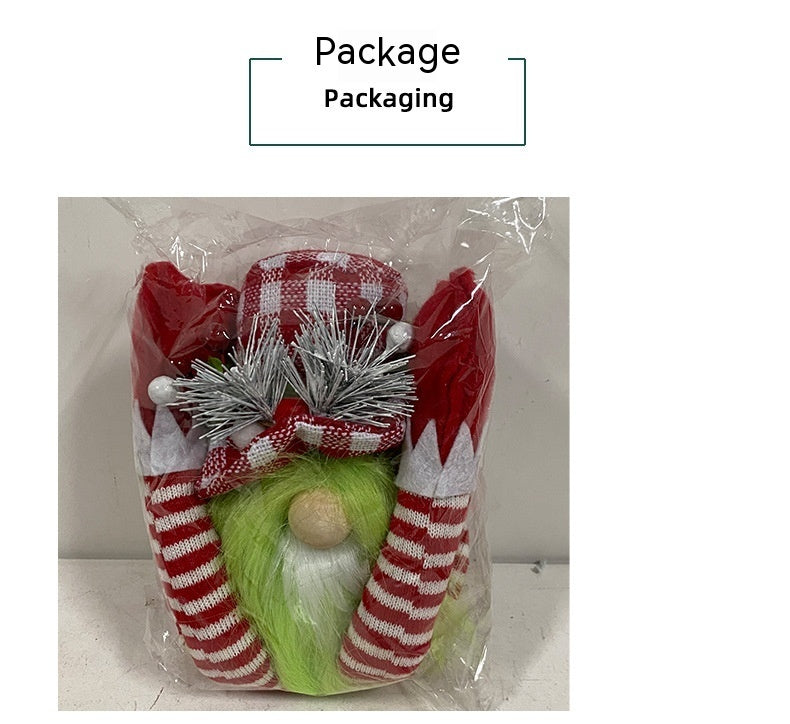 Christmas Long Legs Green Beard Doll