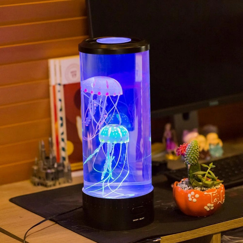 LED Jellyfish Aquarium Lamp Night Light