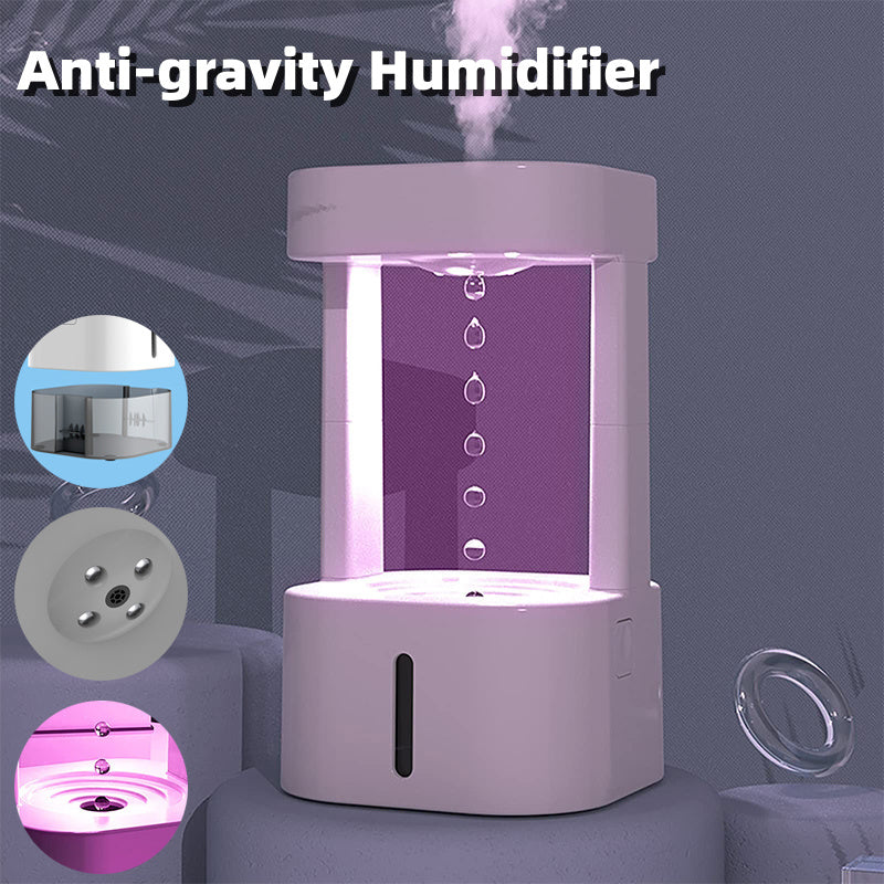 Creative Anti-gravity Water Drop Humidifier Air Conditioning Mist Spray Household