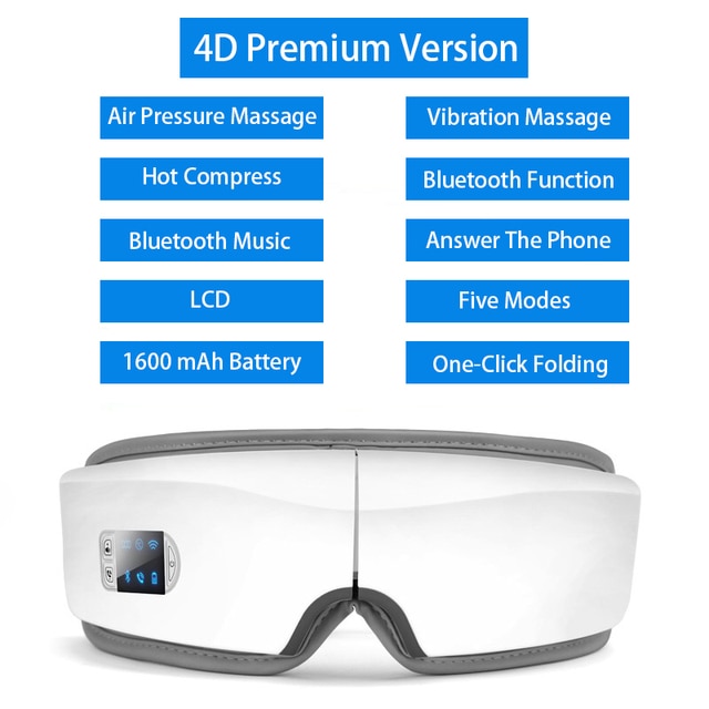 Affodably™ 4D Smart Airbag Vibration Eye Care Massager