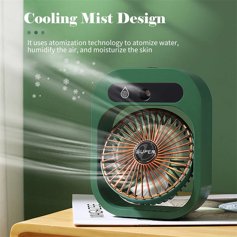 Air Conditioning Fan Desk Misting Fan Humidifier