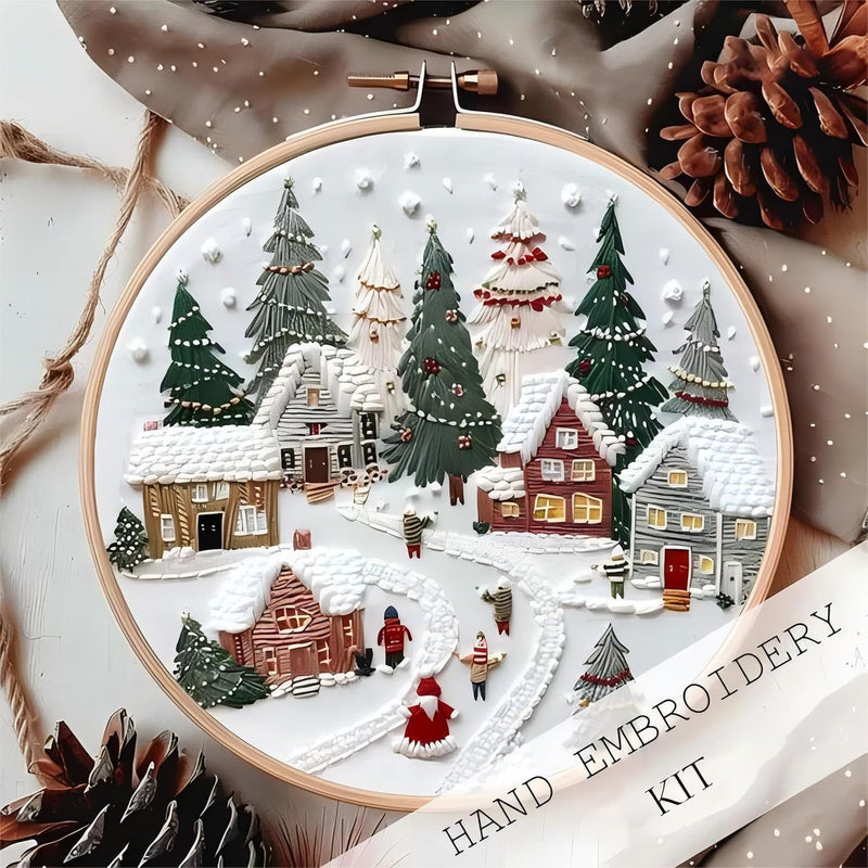 Cross-border New Embroidery Christmas Embroidery KIT