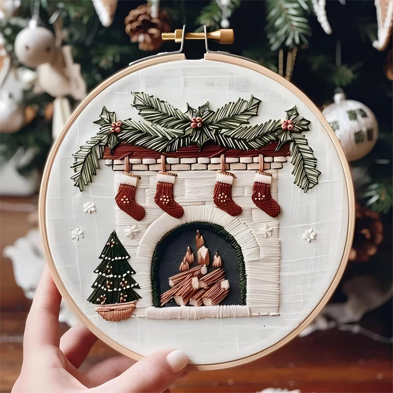 Cross-border New Embroidery Christmas Embroidery KIT