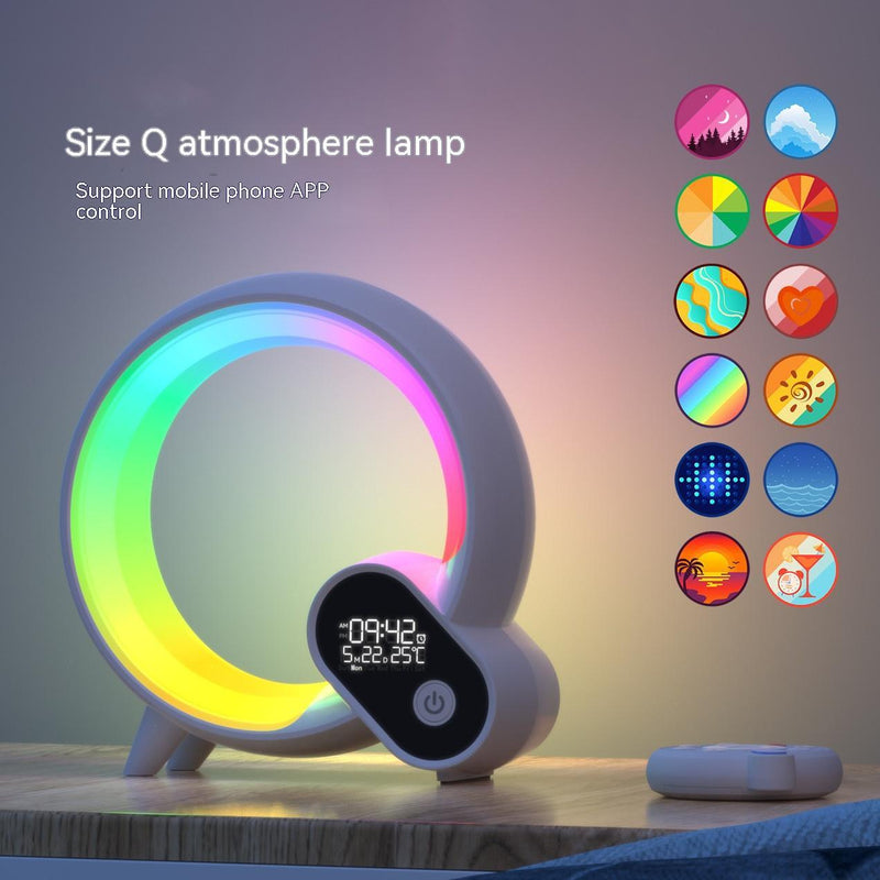 Creative Q Light Analog Sunrise Digital Display Alarm