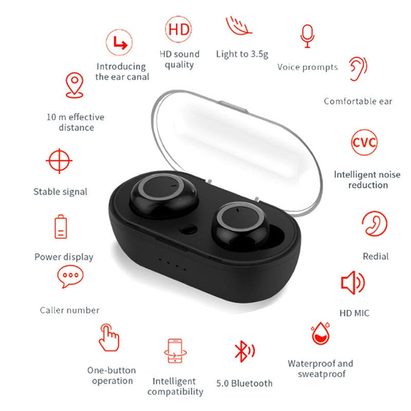 Affodably™ y50 Bluetooth Earbuds