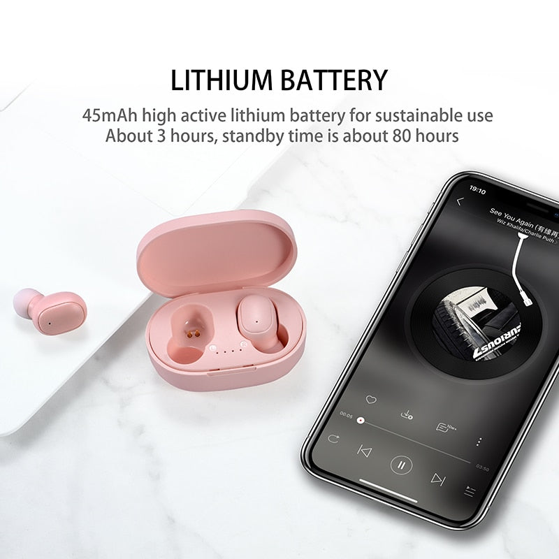 Affodably™ Candy Colored Wireless Bluetooth  Earphones