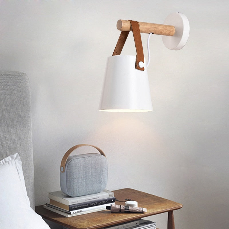 Affordably™ Wooden Wall Sconce