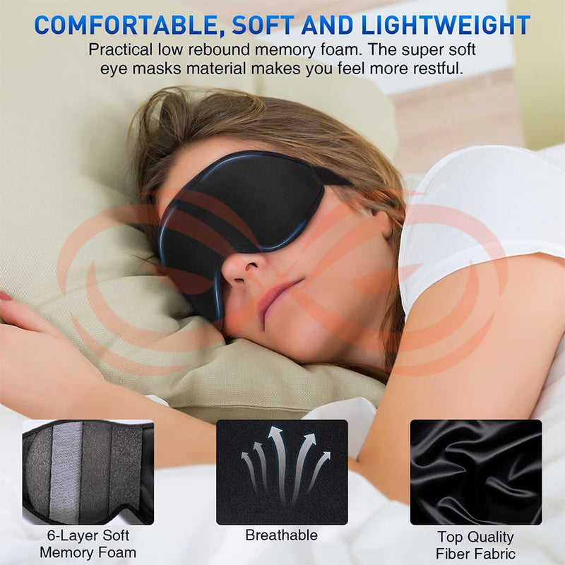 Affodably™ 3D Contoured Cups Sleeping Eye Mask