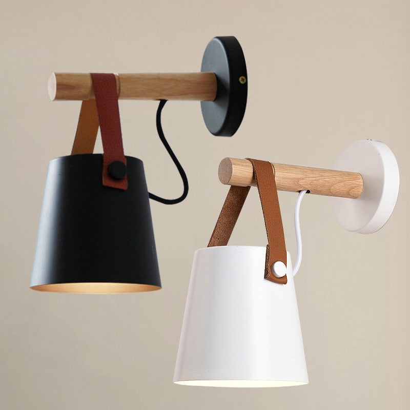 Affordably™ Wooden Wall Sconce