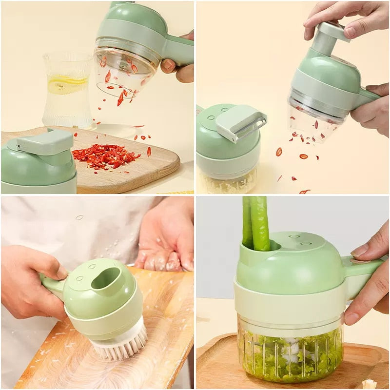 Affodably™ 4 In1 Electric Vegetable Cutter