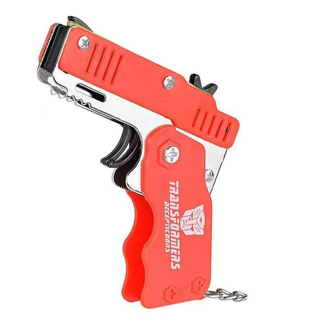 Affodably™ Fun Keychain Gun Rubber Bands