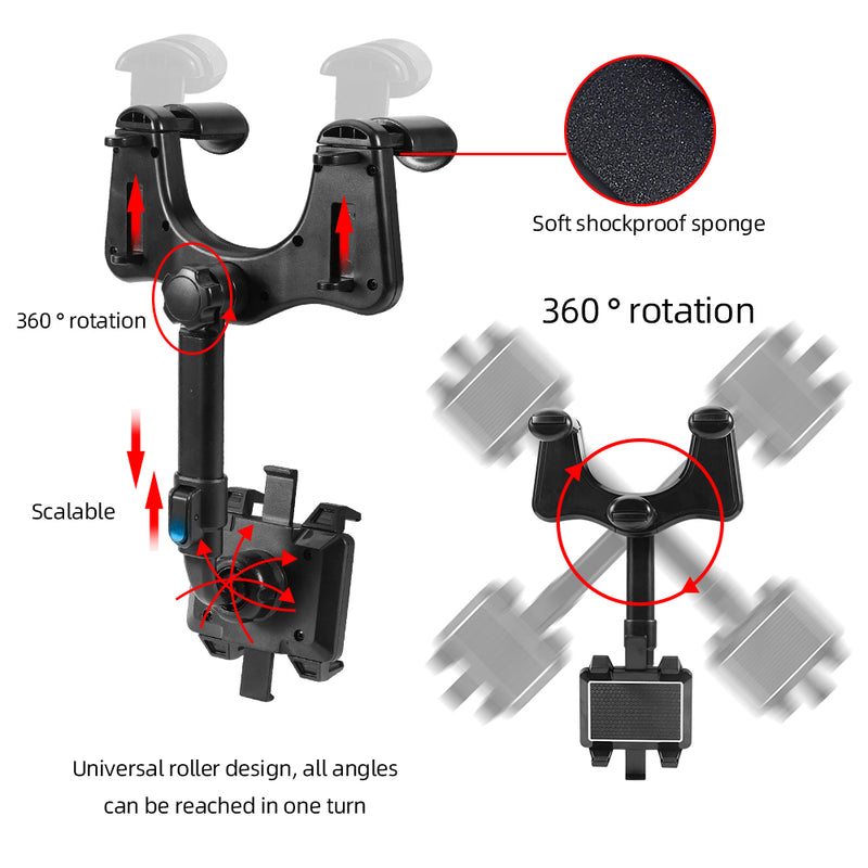 Affodably™ 360° Rotatable Smart Phone Car Holder