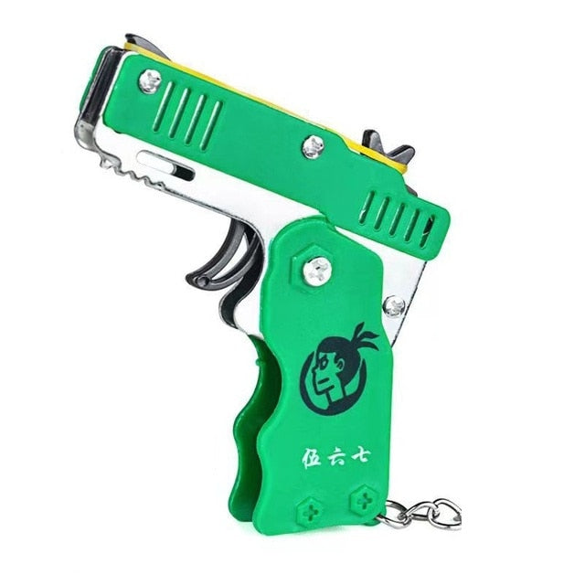 Affodably™ Fun Keychain Gun Rubber Bands